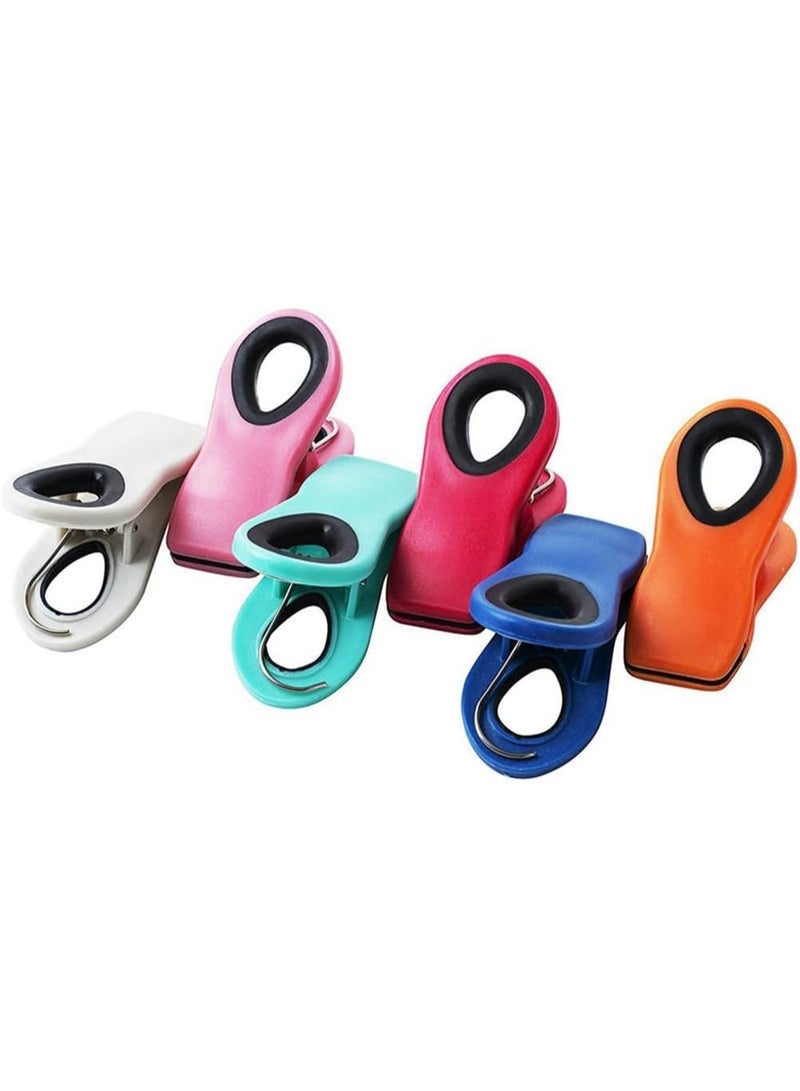 هوميرا مجموعة مشابك مغناطيسية، 3 قطع، مشابك مغناطيسية قوية للمطبخ، إغلاق الأكياس، الثلاجة، تنظيم الملاحظات، تعليق الصور، المنزل، المكتب، عملية، سهلة الاستخدام، متينة، أداة تنظيم يومية - Image 1