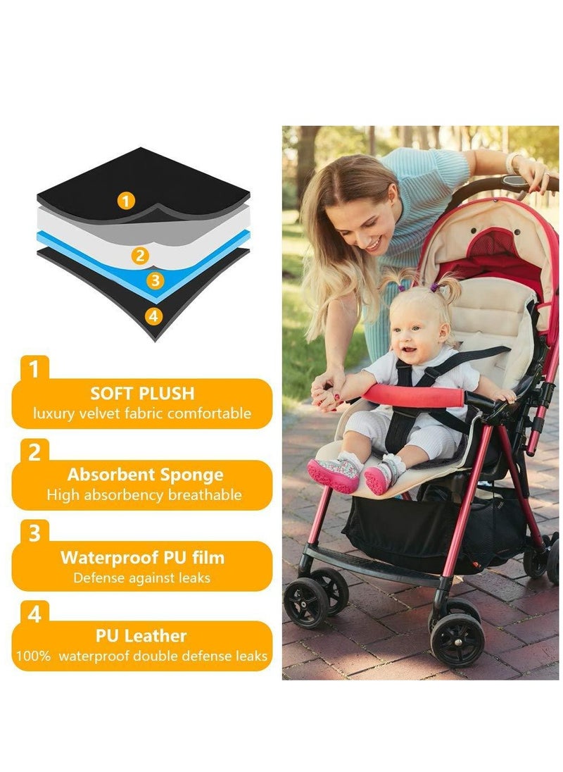 XiuWoo - Waterproof Portable Anti-Slip Toddler Baby Car Seat Protector, travel potty Cover, Toilet training Piddle Pad for Toilet Potty Training for Car Seat and Stroller fits all car seat - Image 1