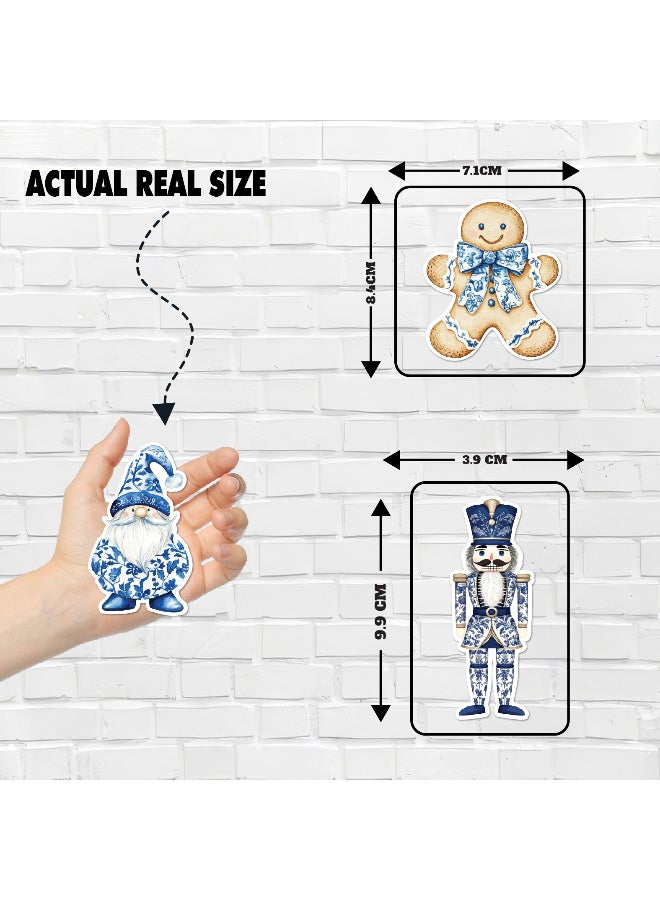 Christmas Fridge Magnets Set of 9 – Festive Decorative Magnets with Santa, Snowflakes, Christmas Trees & Holiday Designs for Refrigerator, Kitchen, and Home Décor, Perfect Seasonal Decorations for a Cozy Christmas Atmosphere - Image 3