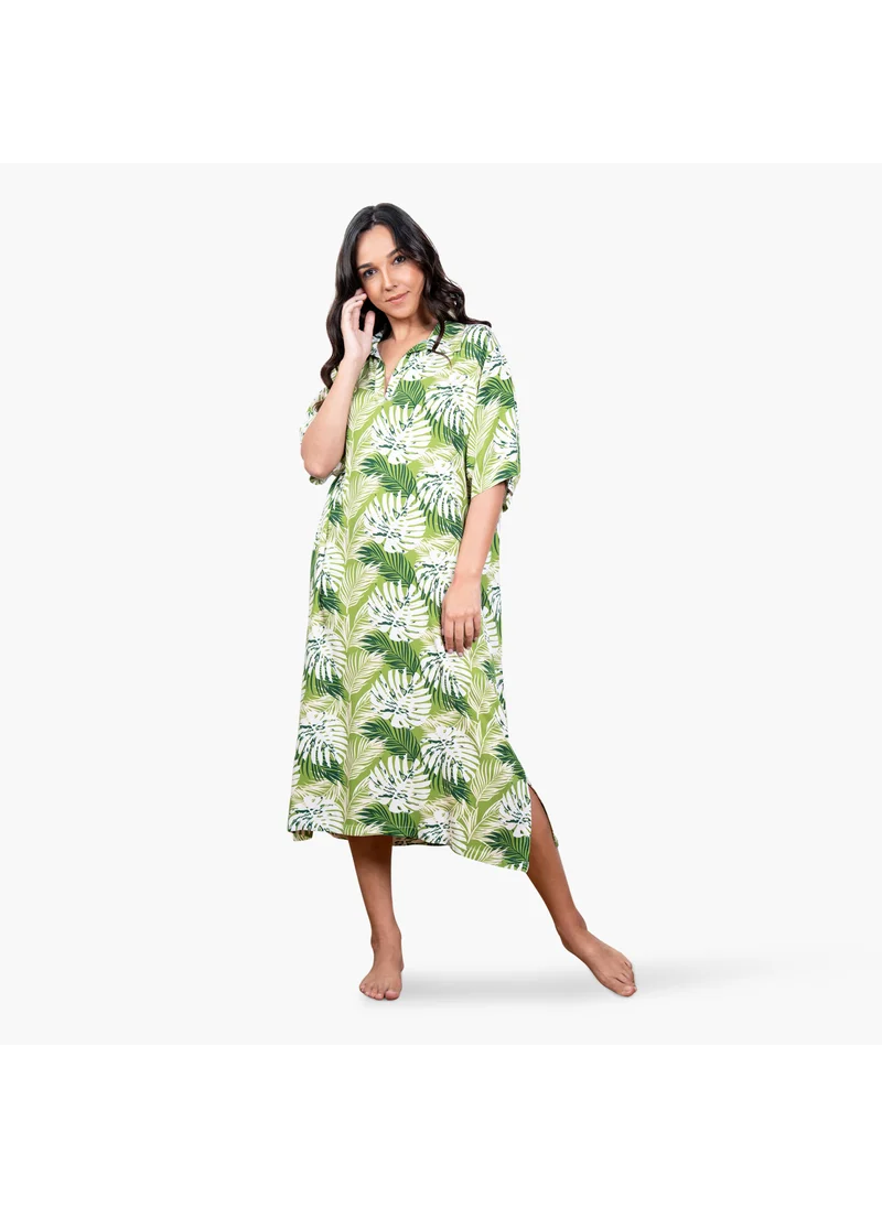 Aadaraya Aadaraya All-Over Print Sleepshirt