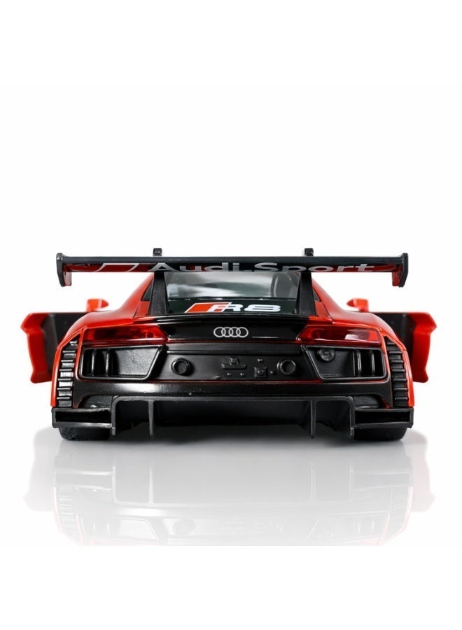أودي سيارة أودي R8 LMS موديل معدني Die-Cast مقاس 1:24 -  باب يفتح وحركة سحب خلفي - مناسبة للهواة والهدايا - Image 5