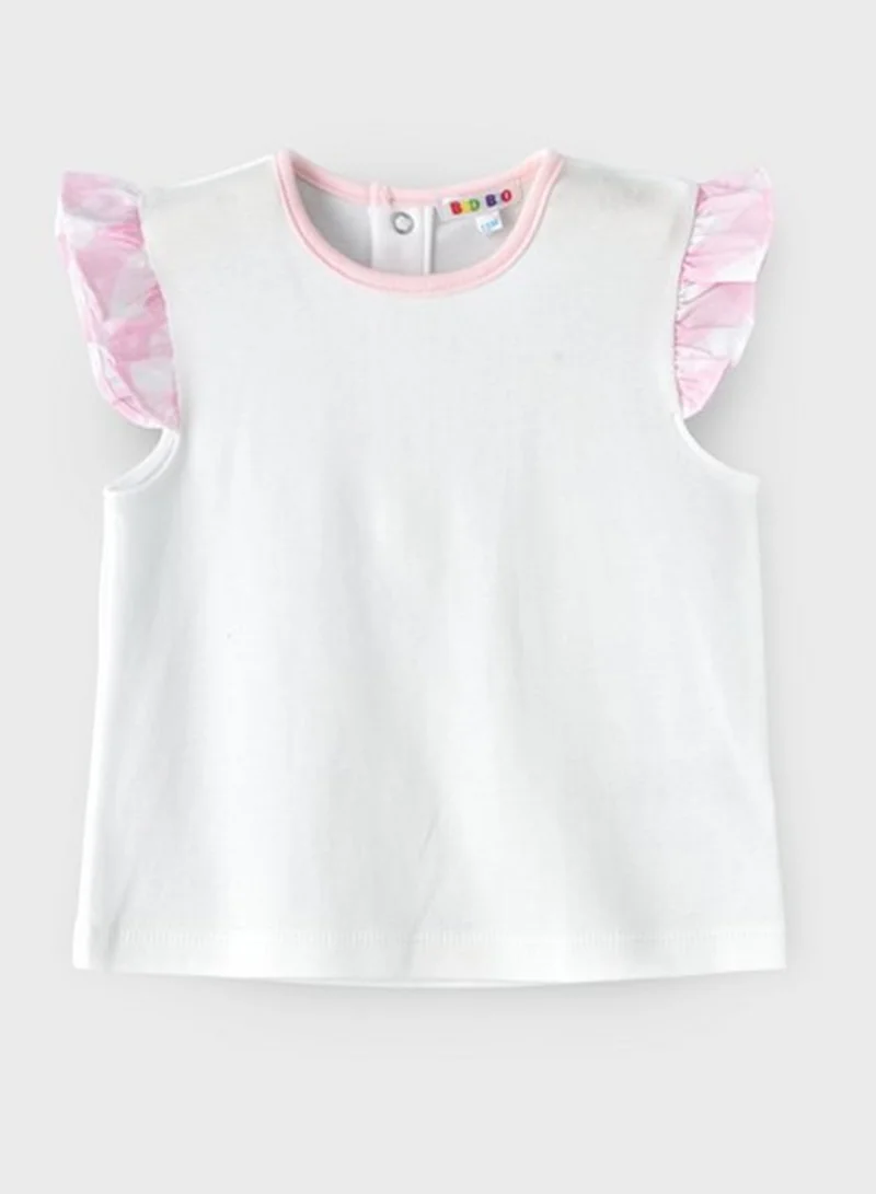 Boo Boo Infant Top & Checked Dungaree Set