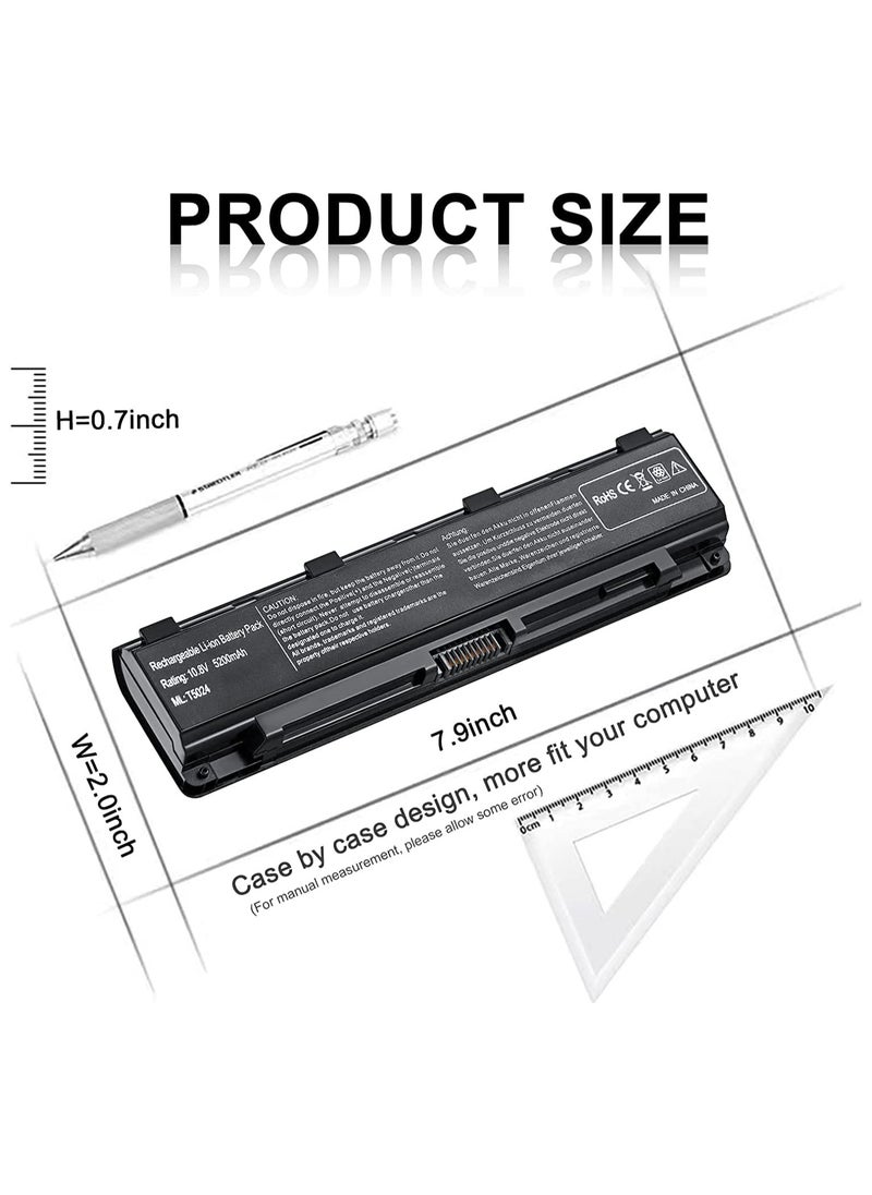 إيروريكس PA5024U-1BRS بطارية توشيبا الأقمار الصناعية C55 C55-A C55T C55DT C55D C855 C855D L855 L875 P855 P875 S855 S875  - Image 3