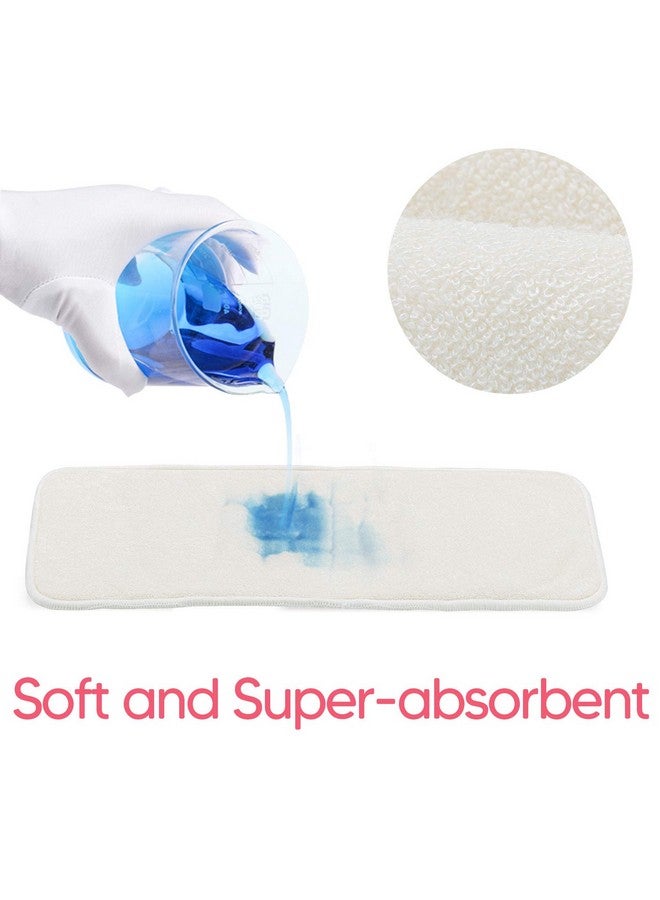 Damero 5-Layer Reusable Diapers Baby Inserts, 12PCS Cloth Diaper Inserts with an Extra Storage Bag - Image 2