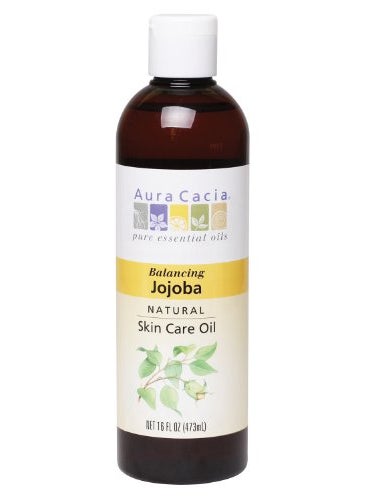 Aura Cacia - Aura Cacia Natural Skin Care Oil, Balancing Jojoba, 16 Fluid Ounce - Image 1
