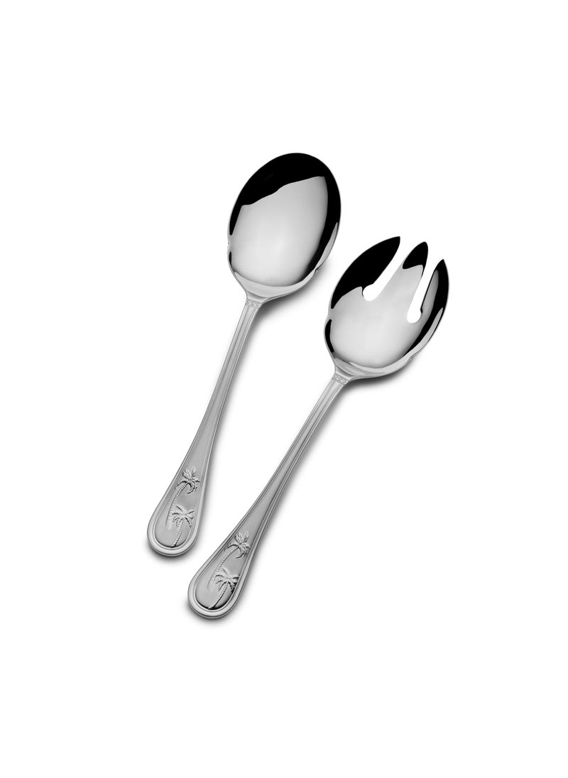 Towle Living Towle Living Palm Breeze Stainless Steel 2Piece Serving Set 