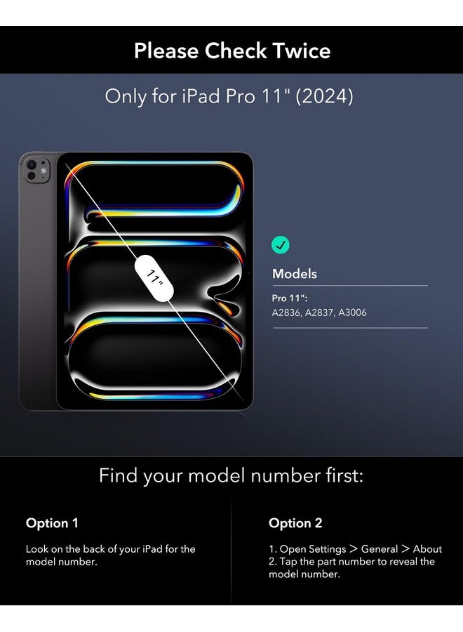 اي اس ار حافظة ESR لجهاز iPad Pro مقاس 11 بوصة مع لوحة مفاتيح (M4، 2024)، حافظة لوحة مفاتيح لجهاز iPad Pro 11 (الجيل الخامس) مع حامل مغناطيسي سهل التركيب، وضع عمودي/أفقي، حافظة واقية قابلة للإزالة، سلسلة Rebound 360، أرجواني  - Image 1