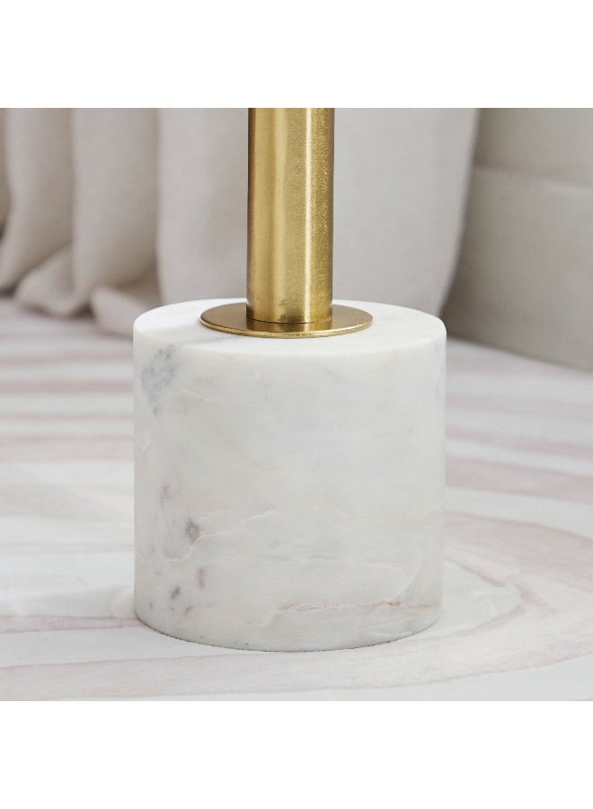 Home Box Kher Genuine Marble Top Accent Table - Image 4