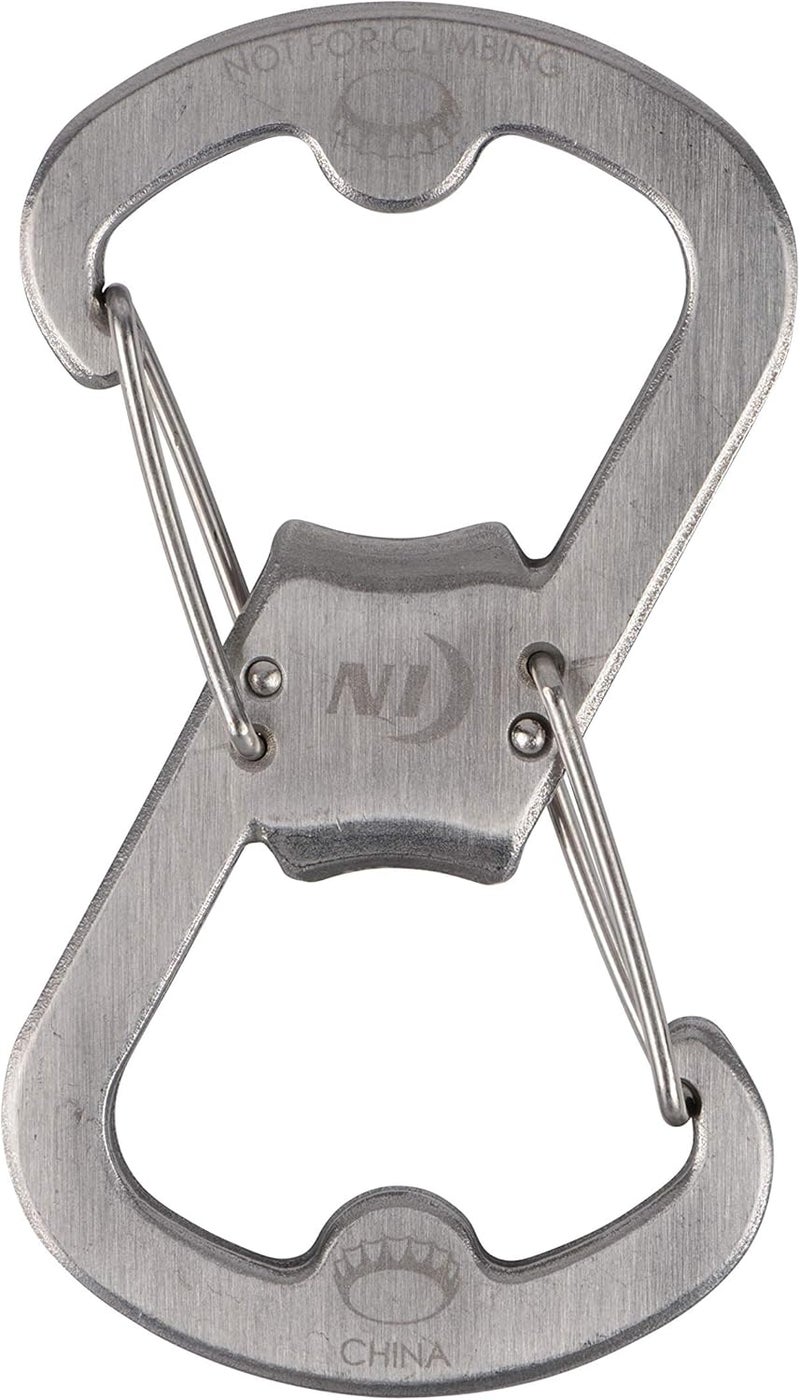 NiteIze Nite Ize SBO0311 Ahhh Dual Bottle Opener Carabiner 1 Count Stainless - Image 3