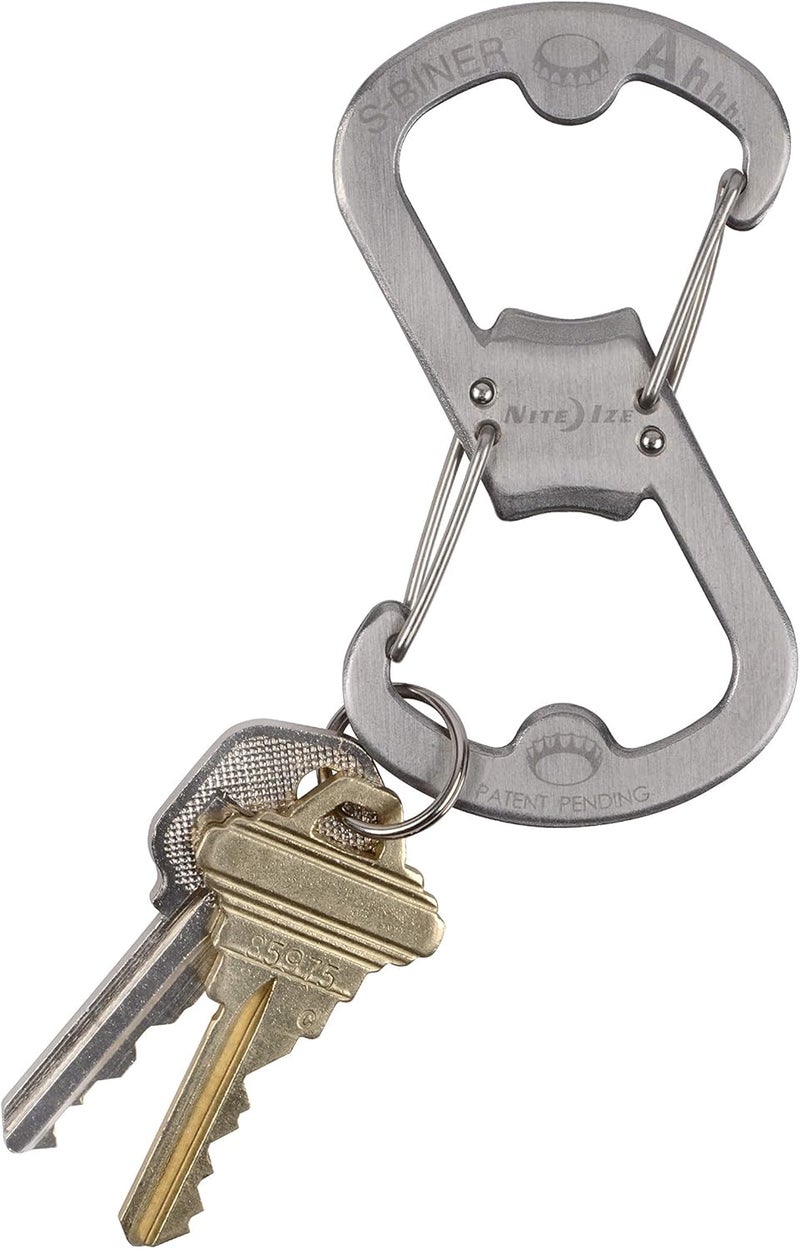 NiteIze Nite Ize SBO0311 Ahhh Dual Bottle Opener Carabiner 1 Count Stainless - Image 5