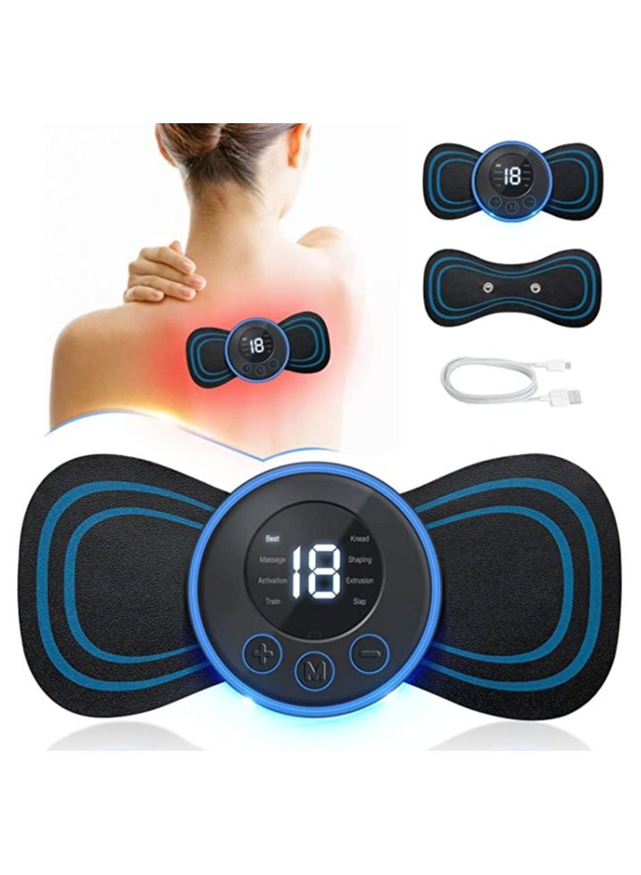 MIRFA EMS Massager use for Body Massager, Wireless Portable Neck Massager having 8 Massage Modes and 19 Strength Levels, Rechargeable Pain Relief Massager for Shoulder,Arms,Legs,Back Pain for Men and Women - Image 1