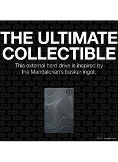 Seagate Products 2TB Portable External Hard Drive Compatible with PS4, PS5, Xbox One/Series, PC, Star Wars Edition Beskar, USB 3.2  - Image 2
