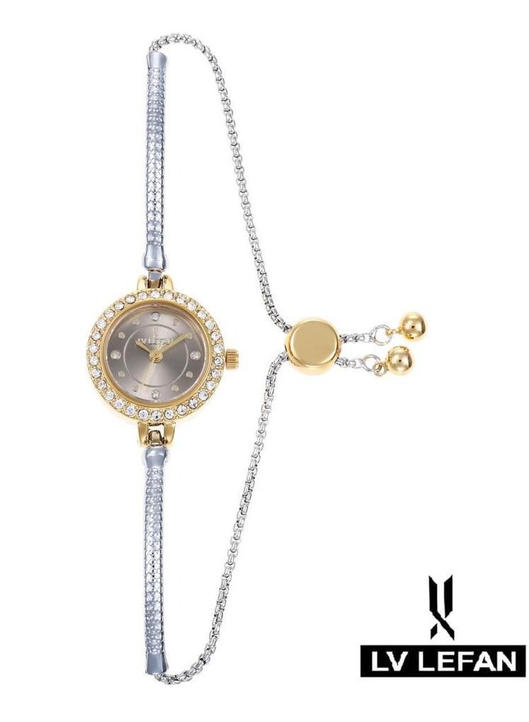 ساعه نسائيه من لف ليفان جديده وجذابه