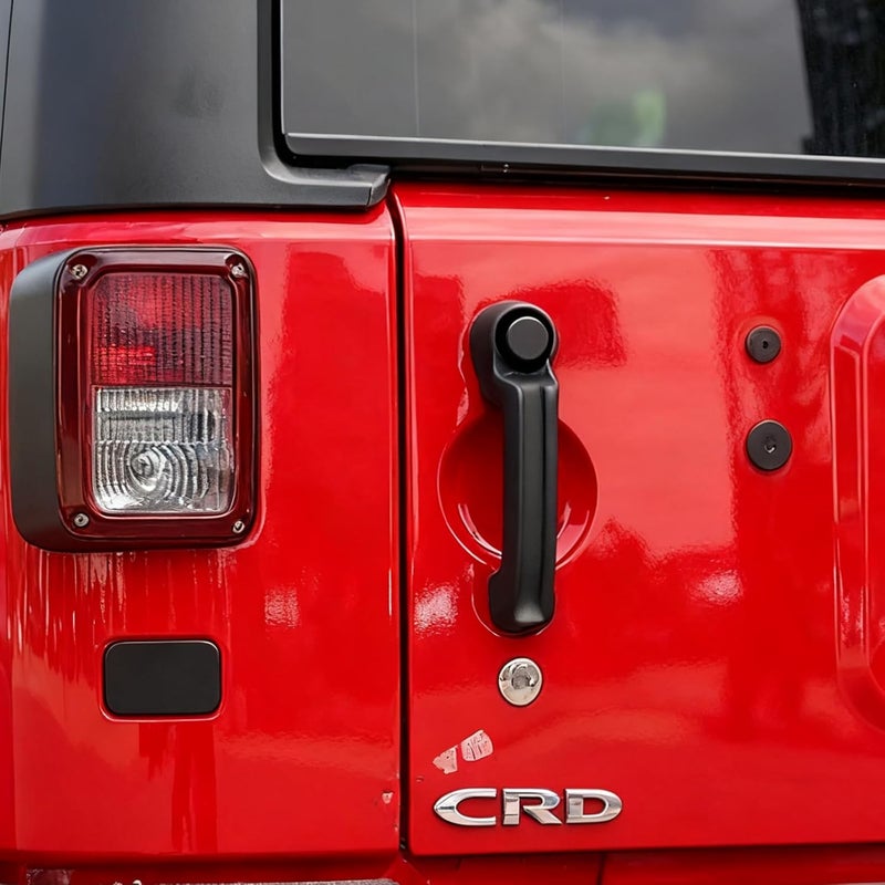 CousDUoBe (Combo Pack) 3 Pieces Wrangler Tailgate Plugs and 1 Piece Wrangler RearLicense Plate Deletion Panel Compatible for 2007-2018 Jeep JK JKU Easy to Install Without Tools - Image 5