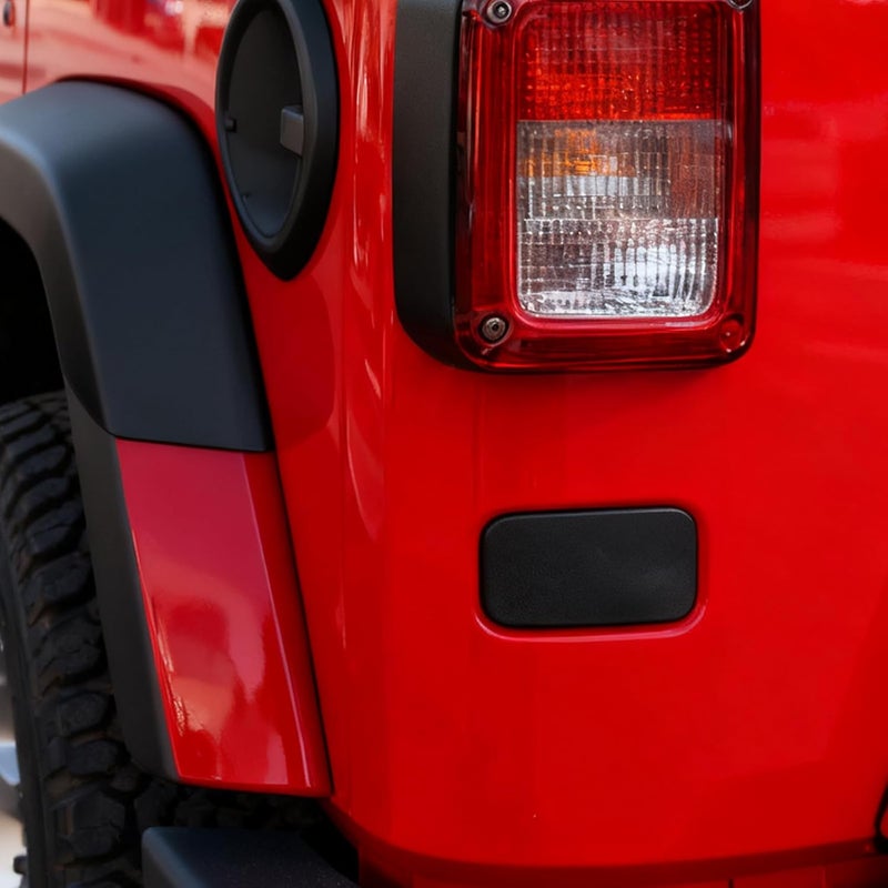CousDUoBe (Combo Pack) 3 Pieces Wrangler Tailgate Plugs and 1 Piece Wrangler RearLicense Plate Deletion Panel Compatible for 2007-2018 Jeep JK JKU Easy to Install Without Tools - Image 4