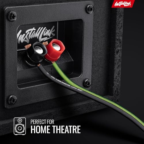 Install Link 14 AWG Gauge Speaker Wire Cable (100 Feet) Stereo, Car or Home Theater (CCA) - Image 3