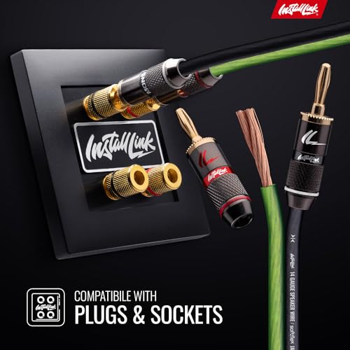 Install Link 14 AWG Gauge Speaker Wire Cable (100 Feet) Stereo, Car or Home Theater (CCA) - Image 4