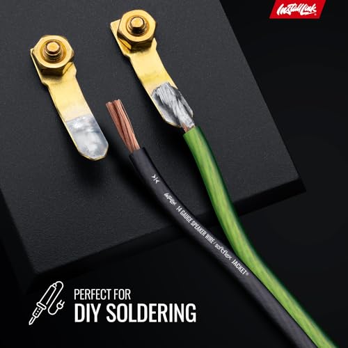 Install Link 14 AWG Gauge Speaker Wire Cable (100 Feet) Stereo, Car or Home Theater (CCA) - Image 5