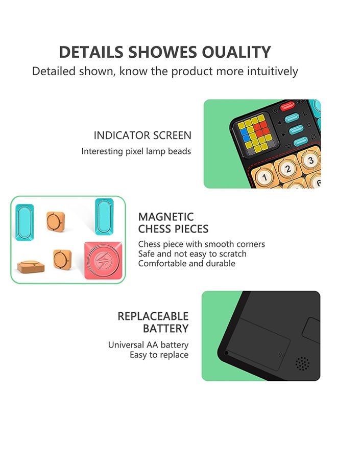 Super Slide Puzzle Game, Brain Game with 500+ Levels, Challenge Game Puzzle, Electronic Toy Interactive Handheld Game Console, Learning Education Toys for Kids Teens Boys Girls - Image 4