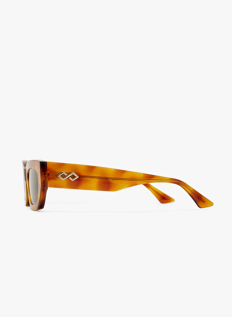 كارين وازن Ivy Rectangle Sunglasses