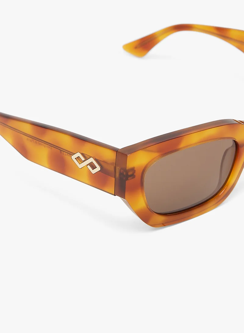 كارين وازن Ivy Rectangle Sunglasses