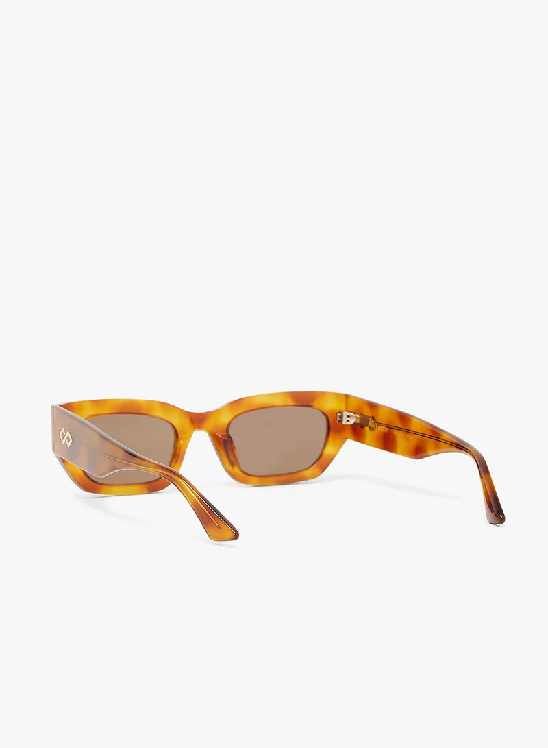 KAREN WAZEN Ivy Rectangle Sunglasses