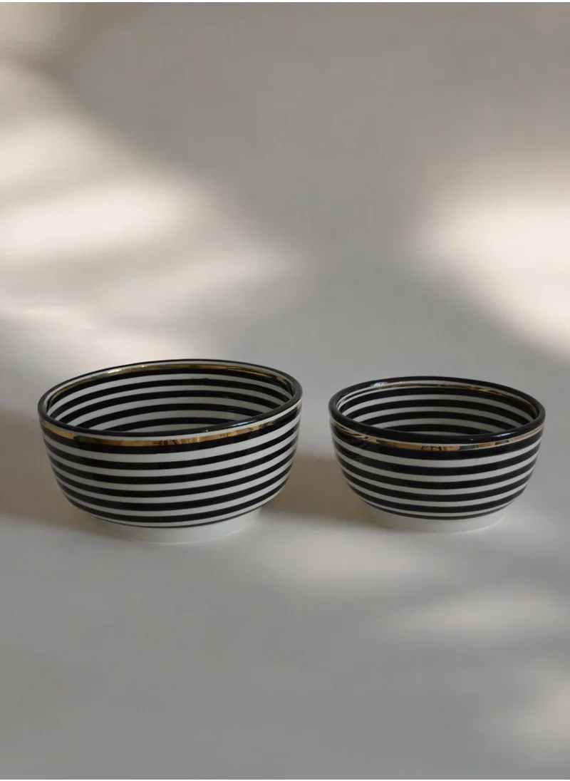 تادارت Stripes Ceramic Bowl size 20cm