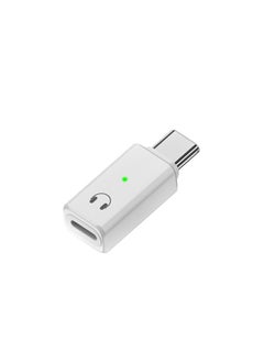 Generic Type-c To Lighting Headset Adapter Support Mobile Phone Listening To Music Call Built-in Lossless Decoding Chip-Interface Form:C To Lightning Headphone Adapter White  - Image 1