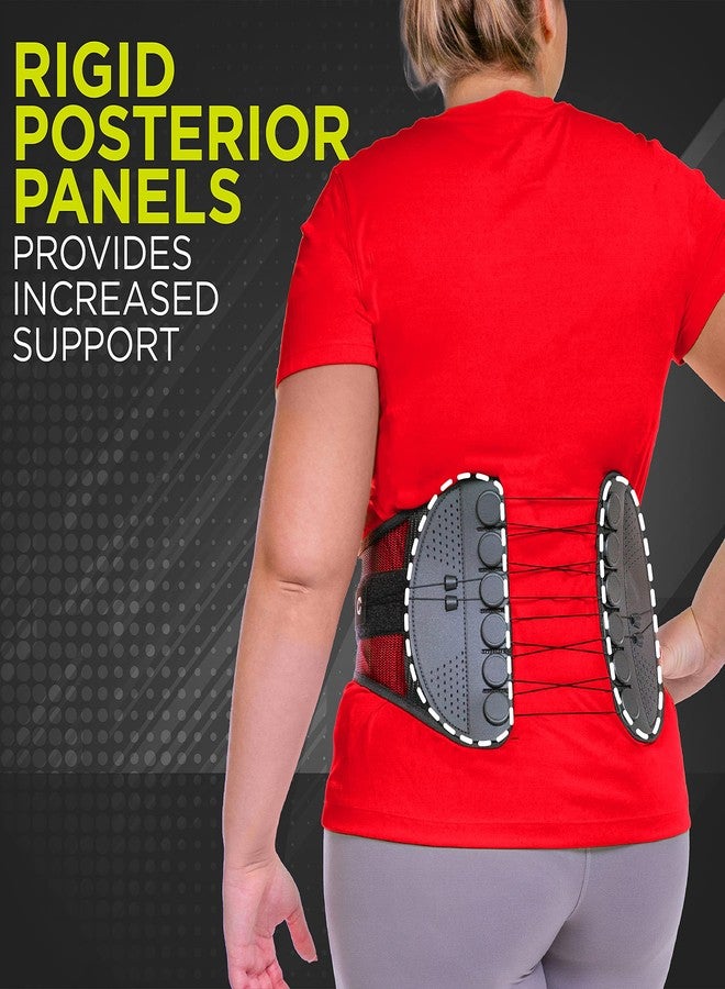 BraceAbility Spine Sport Lower Back Brace - Working Out, Exercise, Run, Kayak, Golf, Gym, Manual Labor, Tennis, Athletic Lumbar Corset for Active Women and Men (2XL) - Image 5