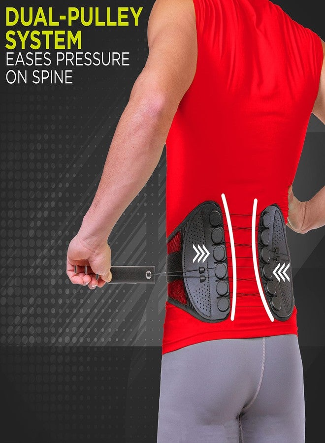 BraceAbility Spine Sport Lower Back Brace - Working Out, Exercise, Run, Kayak, Golf, Gym, Manual Labor, Tennis, Athletic Lumbar Corset for Active Women and Men (2XL) - Image 3