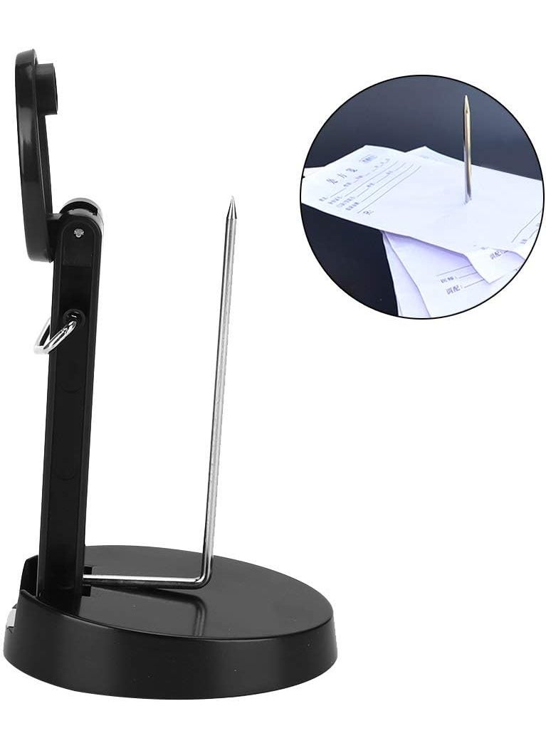 HURRISE Invoice Spike Receipt Holder Spike Stick Paper Memo Holder Check Spindle Bill Practical Invoice Fork for Restaurant Kitchen Office Desktop  - Image 5