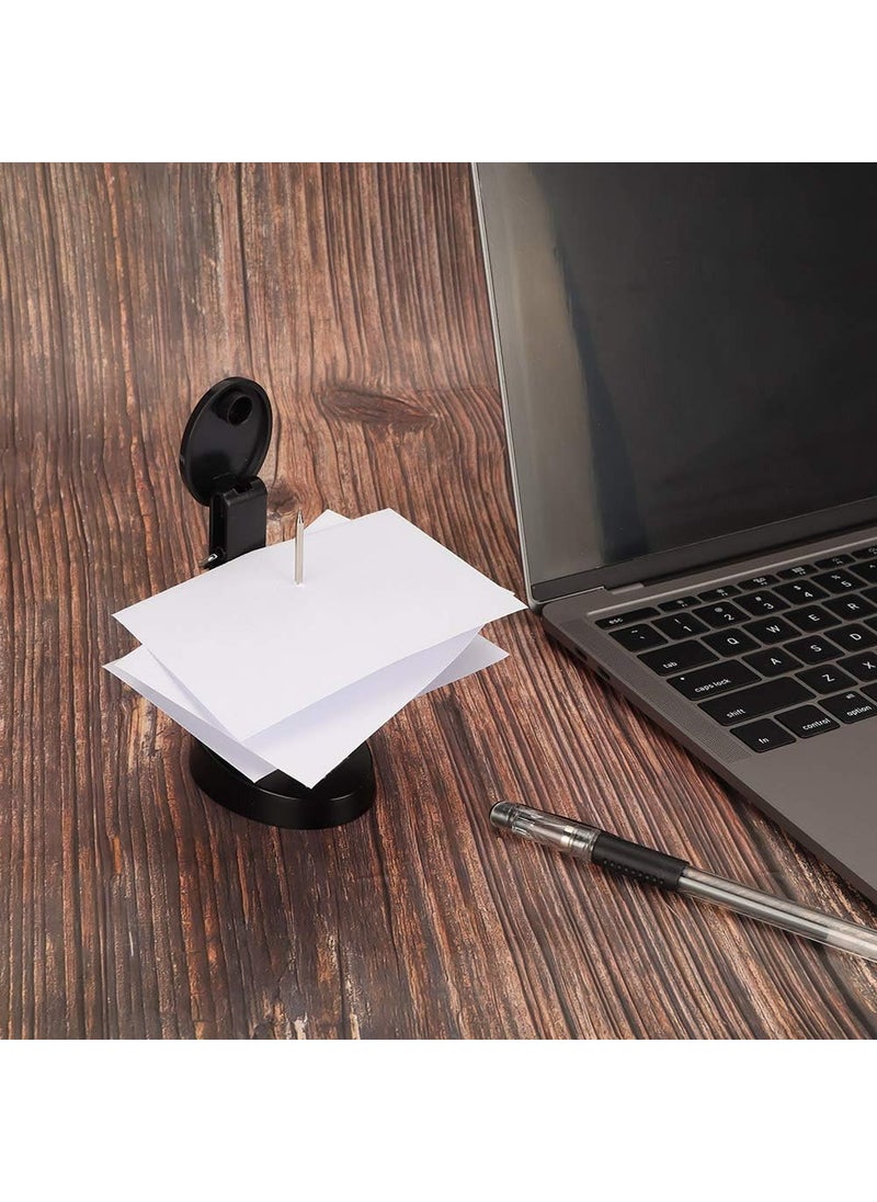 HURRISE Invoice Spike Receipt Holder Spike Stick Paper Memo Holder Check Spindle Bill Practical Invoice Fork for Restaurant Kitchen Office Desktop  - Image 3