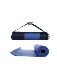 10mm Thick Yoga Mat with Carrying Bag, Blue - pzsku/Z8CD4957E861290DB4B35Z/45/_/1731433509/9915fc8b-d1c5-410d-a5a5-259ef2b1edd9