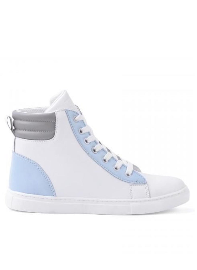 Vbranda - Sneaker Leather Flat And High Top -Blue - Image 1