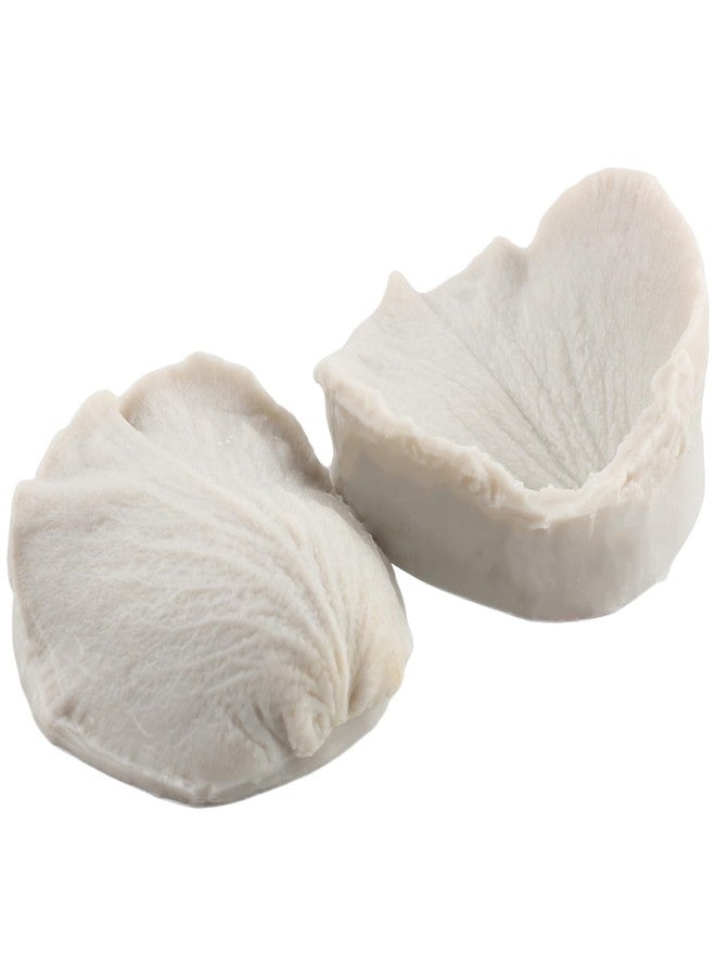 YANQINMS Rose Petals Silicone Fondant Mold Veining Petal Flower Mold For Cake Decorating Cupcake Topper Candy Chocolate Gum Paste Polymer Clay - Image 3