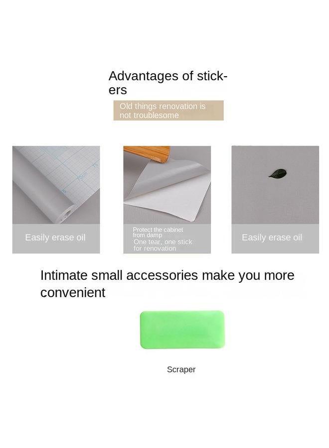 Bluejw Wardrobe Stickers Cabinet Furniture Table Desktop Renovation Self-adhesive Wallpaper Kitchen Cabinet Waterproof Bedroom Wallpaper - Image 3