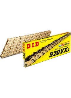 DID Dıd 525VX3 Steel 124 Link Motorcycle Chain 