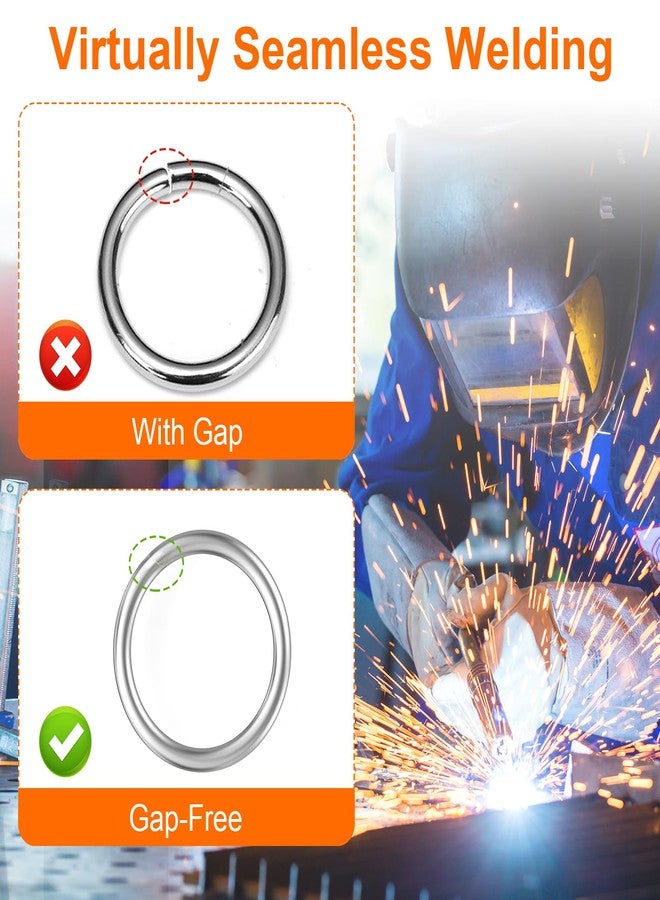 BEYOURD 3/4 inch Metal O Rings, 304 Stainless Steel Solid Welded Round Ring for Dog Collars, Leashes, Harnesses, Macrame, 20 Pack - Image 2