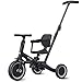 newyoo Toddler Bike Tricycle w Push Handle for 13 Year Old Birthday Gifts and Toys for Boys and Girls Birthday Convertible 5 in 1 Baby Balance Bike Kids Outdoor Riding Toys Black TR007 - Image 4