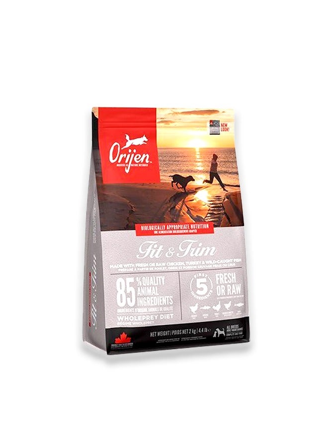 اورجين طعام جاف للكلاب من فيت آند تريم - 2 كجم - Image 1