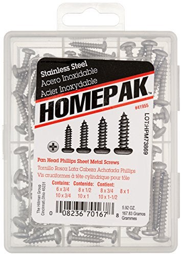 HOMEPAK 41955 Pan Head Phillips Sheet Metal Screws - Image 5