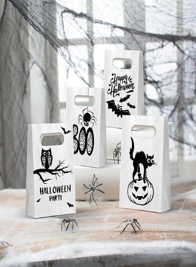 WEEPA 24 Pcs Halloween Treat Bags Halloween Candy Bags Trick or Treat Paper Gift Bag for Kids - Image 5