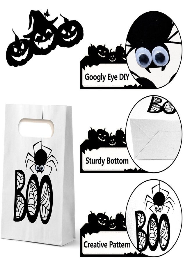 WEEPA 24 Pcs Halloween Treat Bags Halloween Candy Bags Trick or Treat Paper Gift Bag for Kids - Image 4