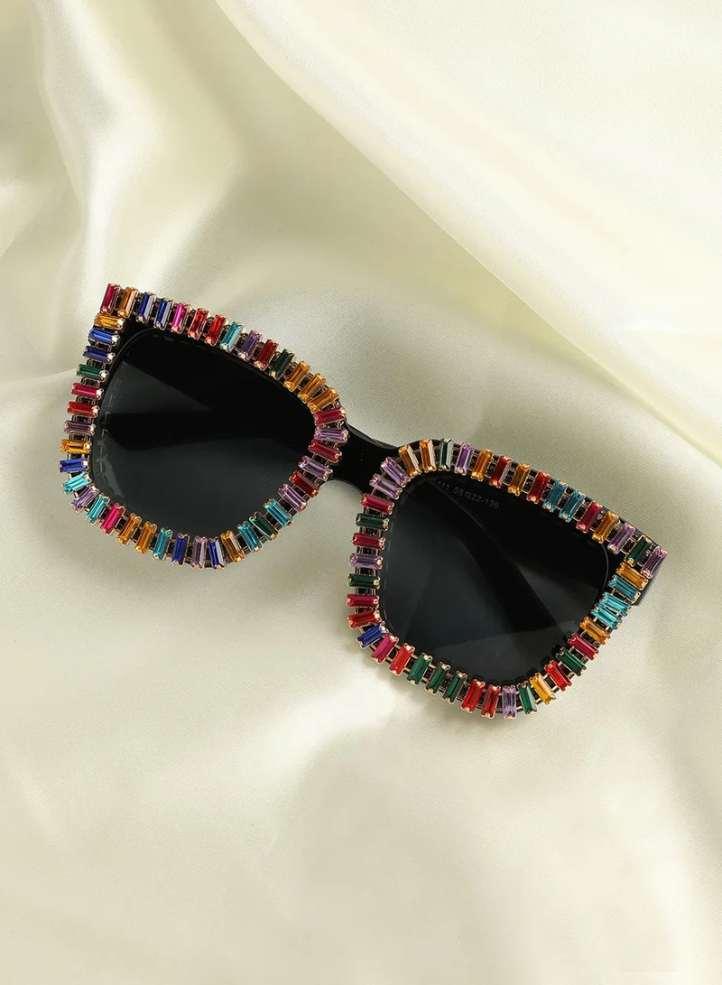 SOHI Sparkling Eyewear Fashion Artificial Sunglass Jewellery