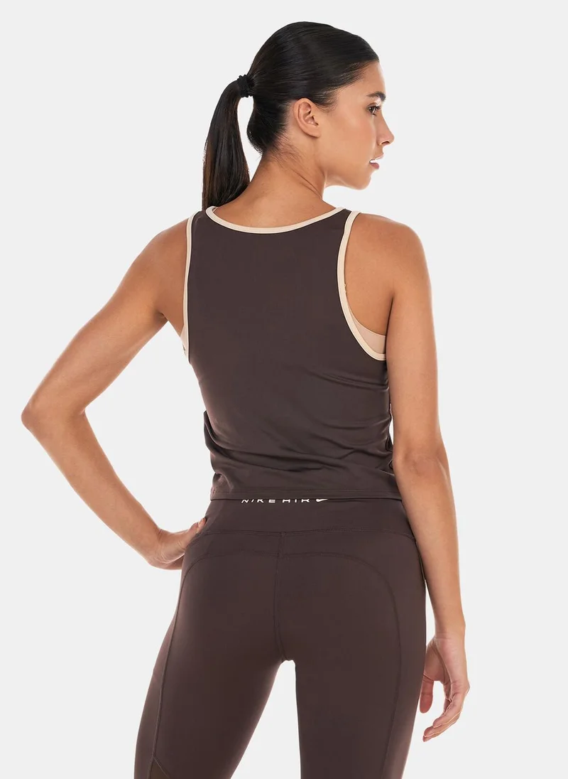 Nike Women's Air Dri-FIT 1/2-Zip Running Tank Top