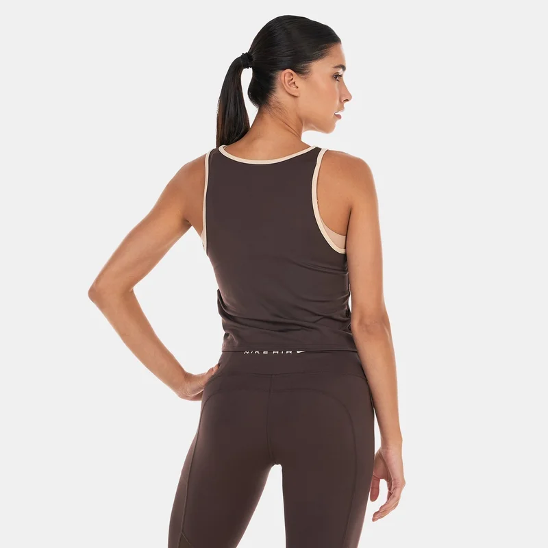 Nike Women's Air Dri-FIT 1/2-Zip Running Tank Top