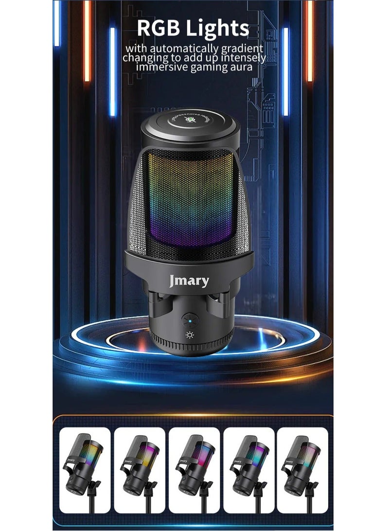 Jmary MC-PW13 Zero Latency USB Desktop Microphone - Image 3