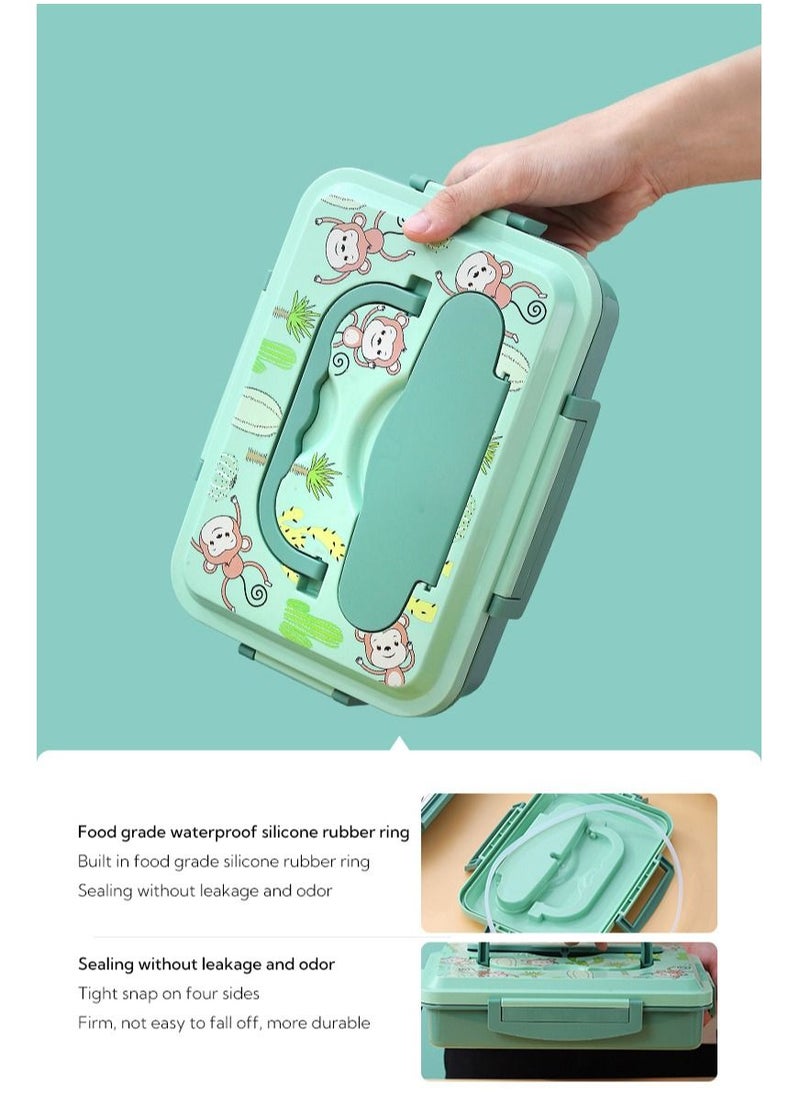 Haidue - Stainless Steel Insulated Lunch Box with Meal Box Bag and Soup Bowl - Image 1