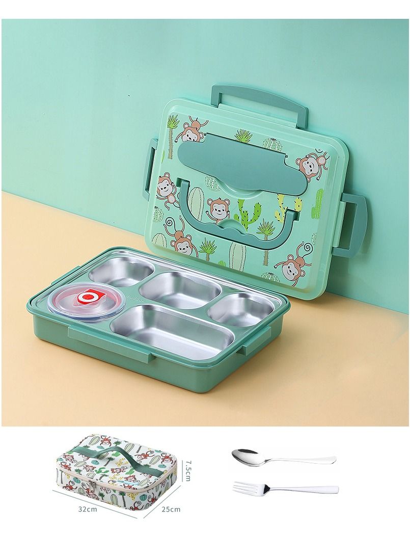 Stainless Steel Insulated Lunch Box with Meal Box Bag and Soup Bowl 