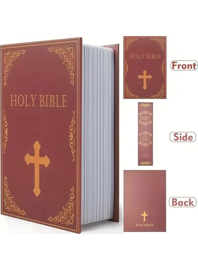 Portable Invisible Book Safe Code Size Adjustable Lock Hidden Storage Box - Image 3